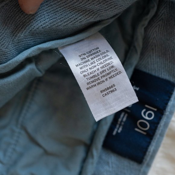 Nordstrom 1901 Pants Size 34/32 Light Blue - Picture 6 of 8